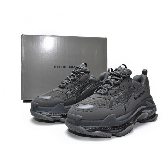 Balenciaga Triple S Charcoal Clearsole air cushion 