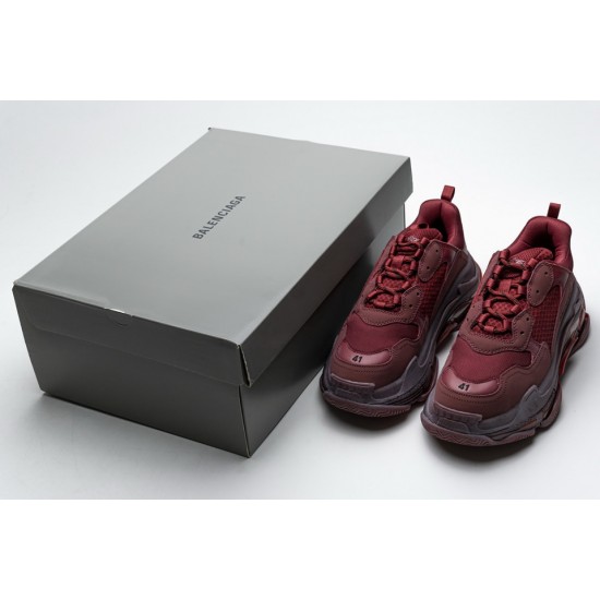 Balenciaga Triple S Red Wine 541624 W09E1 1628