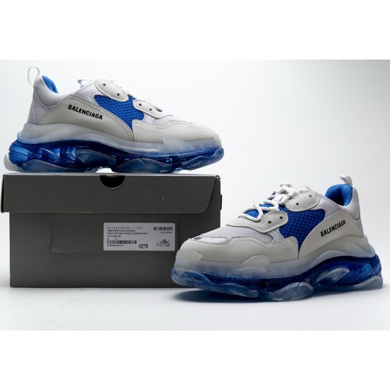 Balenciaga Triple S White Blue 541624W09E11772