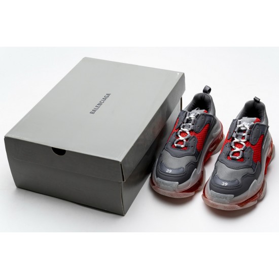 Balenciaga Triple S Grey Red 544351 W09O1 2262