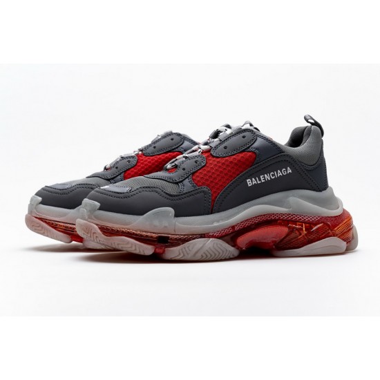 Balenciaga Triple S Grey Red 544351 W09O1 2262