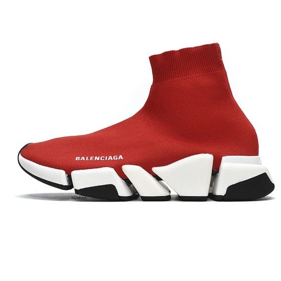 Balenciaga Speed 2.0 Sneaker Red 617196W17021015