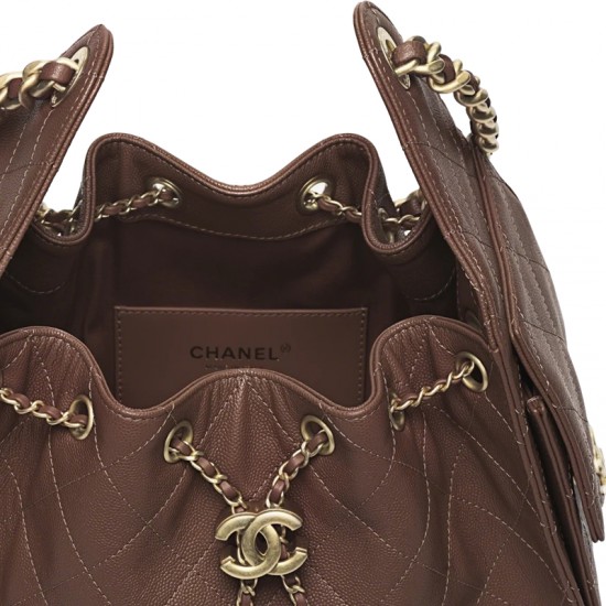 Chanel 25 Small Handbag Black & White