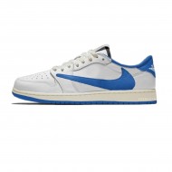 Fragment Design x Travis Scott x Jordan 1 Low OG SP 'Sail Military Blue' 2025 DM7866-104