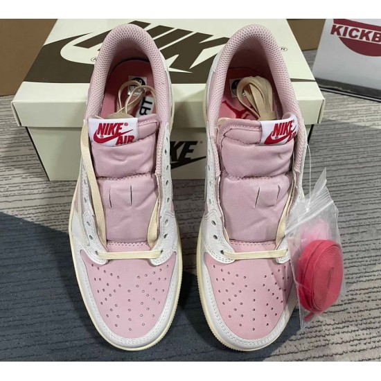 Air Jordan 1 x Travis Scott Low Pink DM7866-600