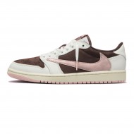 TRAVIS SCOTT X JORDAN 1 RETRO LOW OG SP 'DARK PONY PINK OXFORD' WMNS 2025 DZ4137-206