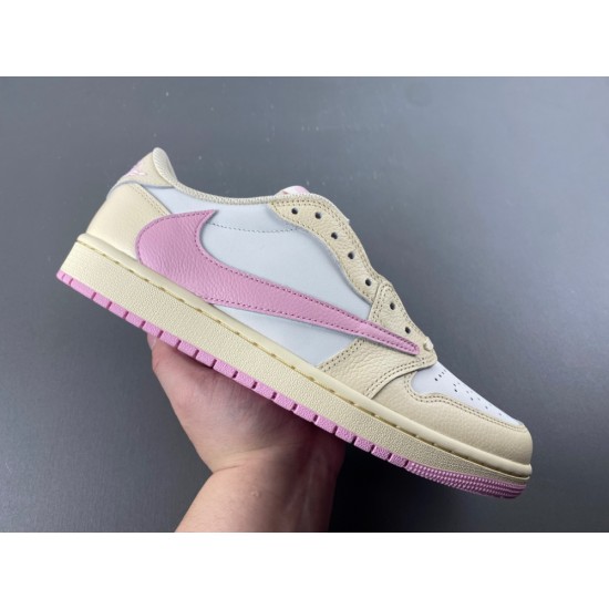 Travis Scott x Jordan 1 Retro Low OG 'Muslin Pink' 2026 IQ7604-100