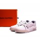 Louis Vuitton Trainer White Litchi Pattern