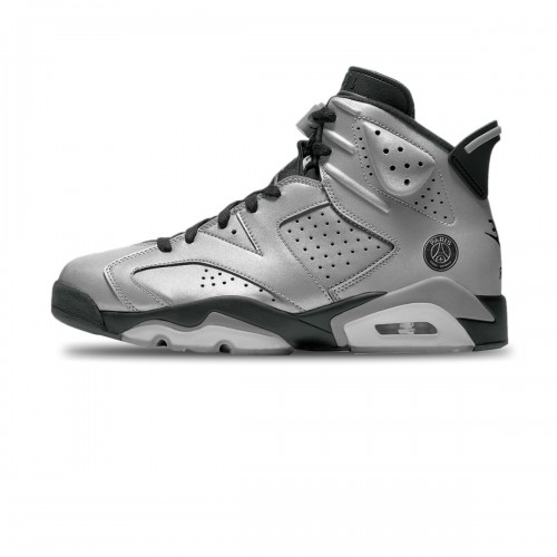 PSG x Air Jordan 6 Metallic Silver / Pure Platinum 2026  IQ5135-001