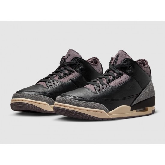 A MA MANIÉRE X AIR JORDAN 3 RETRO 'BLACK VIOLET ORE' WMNS 2024 FZ4811-001