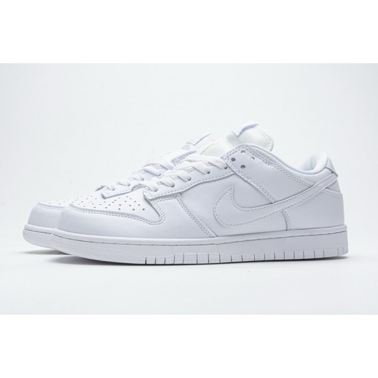 Nike SB Dunk Low Pro All White 304292-100