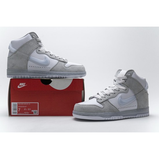 Slam Jam x Nike SB Dunk High 'White Platinum' DA1639-100