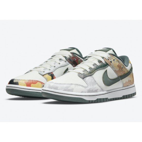 NIKE DUNK LOW SE 'SAIL MULTI-CAMO' DH0957-100