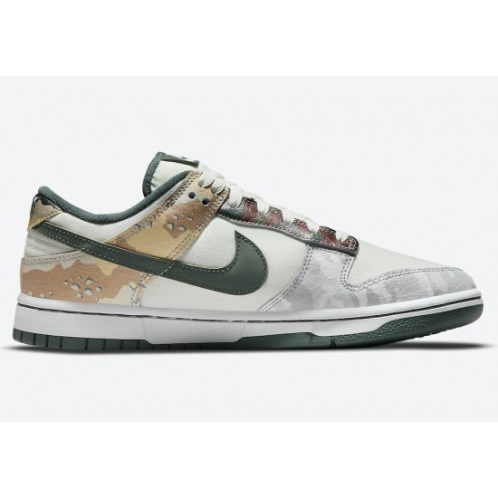 NIKE DUNK LOW SE 'SAIL MULTI-CAMO' DH0957-100