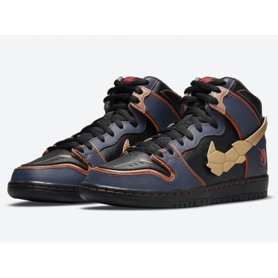 Gundam x Nike SB Dunk High 'Banshee' DH7717-400