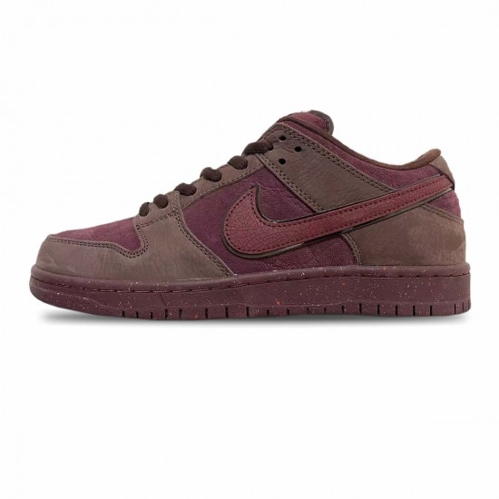 NIKE DUNK LOW PREMIUM SB 'CITY OF LOVE COLLECTION - BURGUNDY CRUSH' 2024 FN0619-600