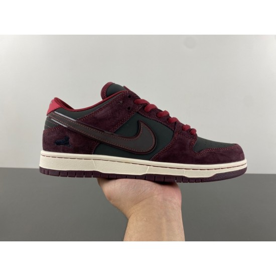 RIOT Skateshop x Dunk Low SB 'Mahogany Dark Beetroot' 2025 FZ1289-200