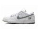 Supreme x Dunk Low SB 'White Metallic Silver' 2025 HQ8487-100
