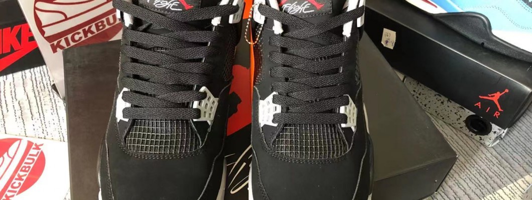 Air Jordan 4 Retro Bred 308497-060 Kickbulk Sneaker quality control pictures reddit customer reviews