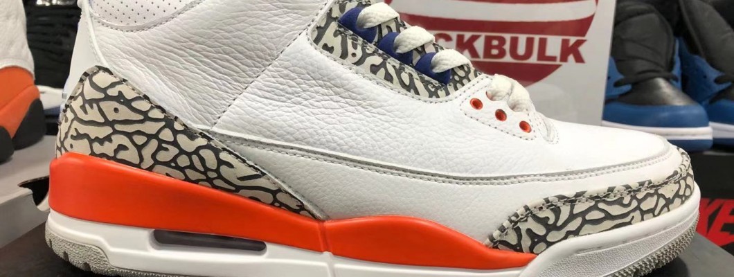 Air Jordan 3 Retro Knicks 136064-148 Kickbulk Sneaker Camera photos