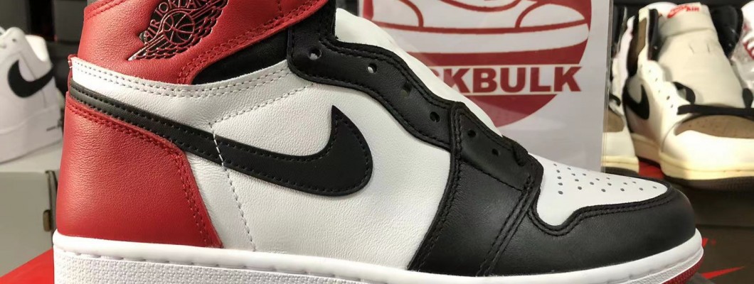 AIR JORDAN 1 RETRO HIGH OG BLACK TOE  555088-125 Kickbulk Sneaker Camera Photos