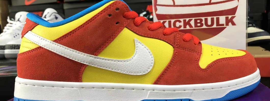 Nike SB Dunk Low 'Bart Simpson' 2022 BQ6817-602 Kickbulk Sneaker Camera photos