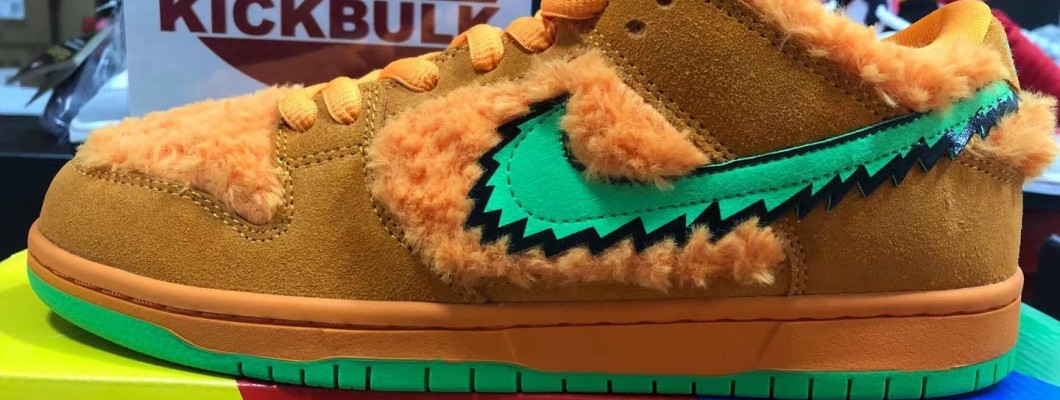 Grateful Dead x Nike SB Dunk Low Pro QS 'Orange Bear' CJ5378-800 Kickbulk sneaker camera photos