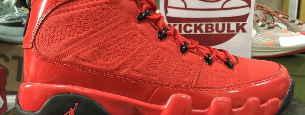 AIR JORDAN 9 RETRO 'CHILE RED' 2022 CT8019-600 Kickbulk sneakers retail wholesale free shipping reviews camera photos