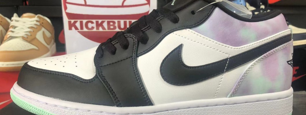 Air Jordan 1 Low 'Tie-Dye' 2022 DM1199-100 Kickbulk Sneaker Camera photos