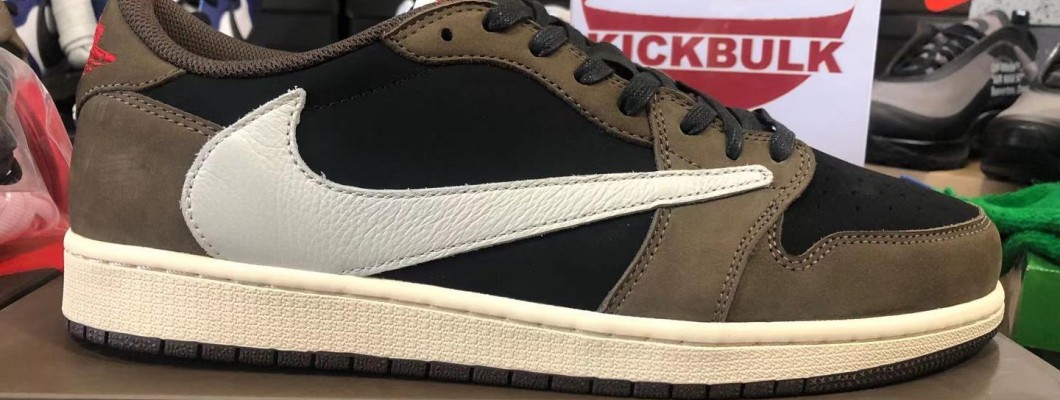 Travis Scott X Air Jordan 1 Low Cactus Jack CQ4277-001 Kickbulk Sneaker Camera photos