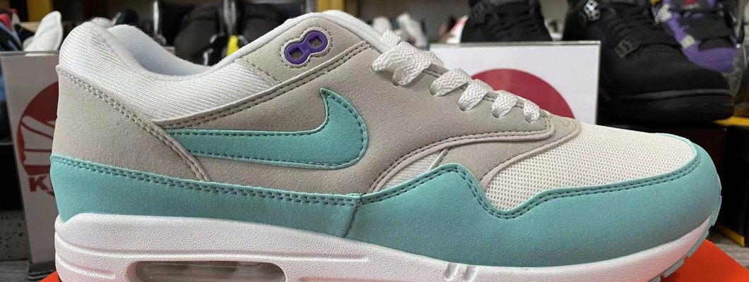 Nike AIR MAX 1 OG ANNIVERSARY 'AQUA' 908375-105 Kickbulk Sneaker Camera photos revewis