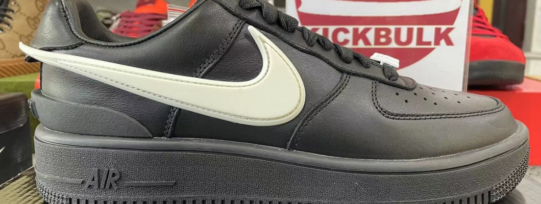 AMBUSH X AIR FORCE 1 LOW 'BLACK' 2023 DV3464-001 Kickbulk Sneaker shoes reviews camera photos