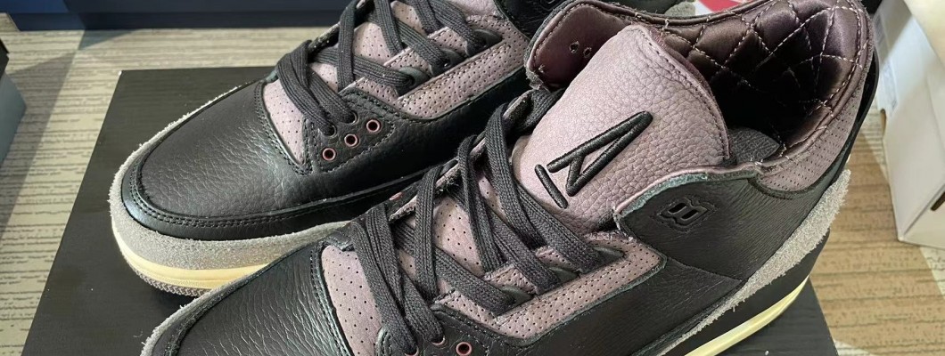 A MA MANIÉRE X AIR JORDAN 3 RETRO 'BLACK VIOLET ORE' WMNS 2024 FZ4811-001 Kickbulk Sneaker shoes reviews