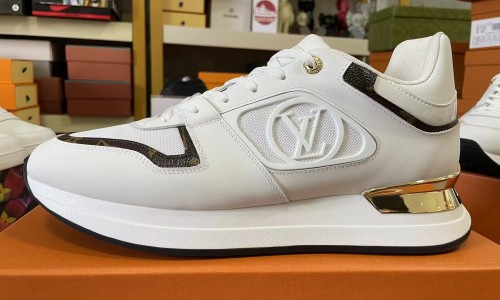 LV trainer white shoes kickbulk sneaker retail wholesale free shipping