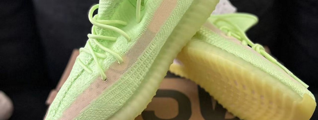 Yeezy Boost 350 V2 'Glow In The Dark' Green EG5293 Kickbulk Sneaker shoes reviews