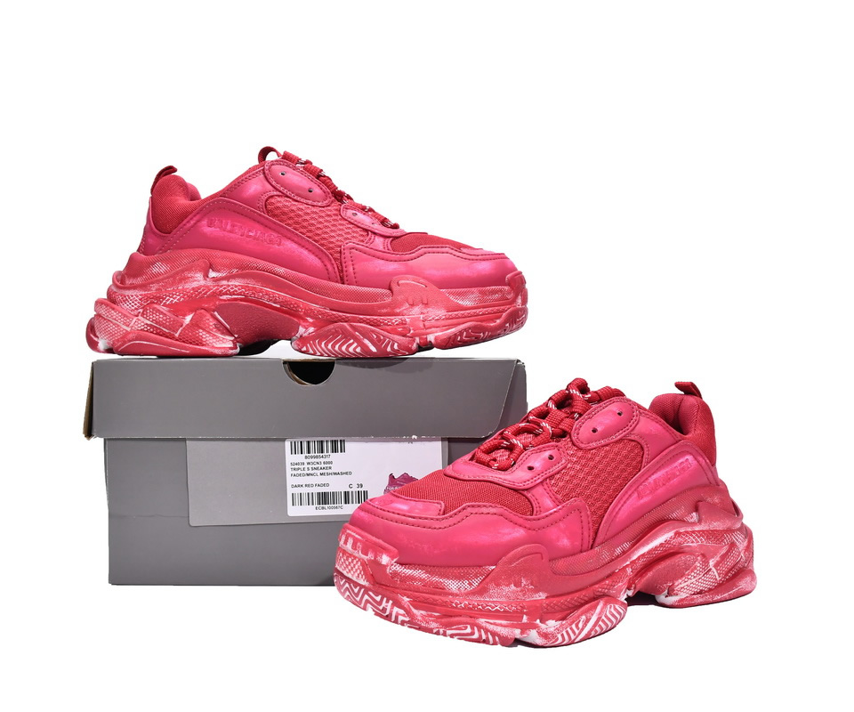 Balenciaga Triple S Dark Red 524039w3cn36000 3 - kickbulk.cc