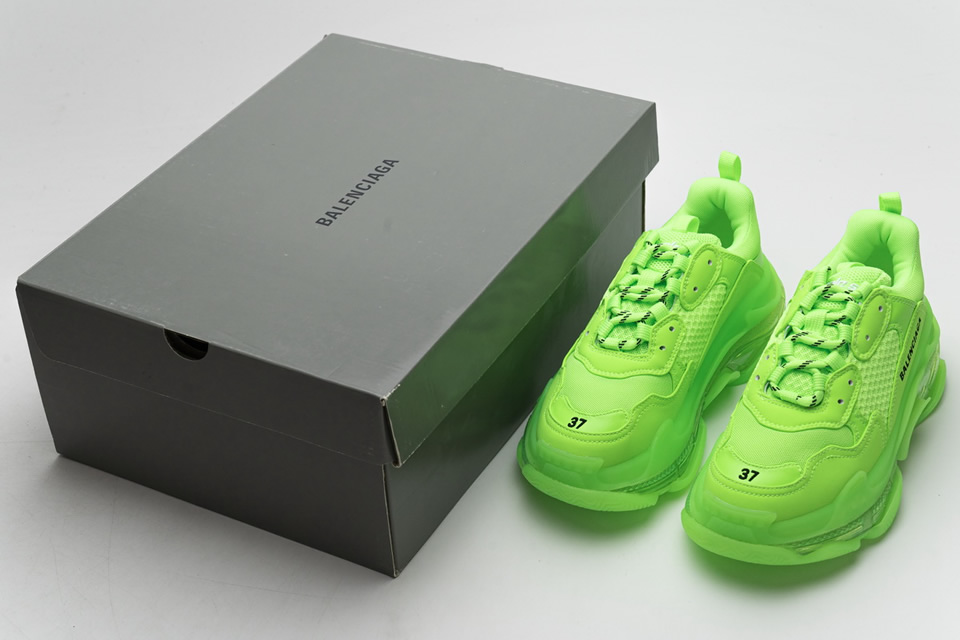 Balenciaga Triple S Fluorescent Green 544351w09o13802 5 - kickbulk.cc