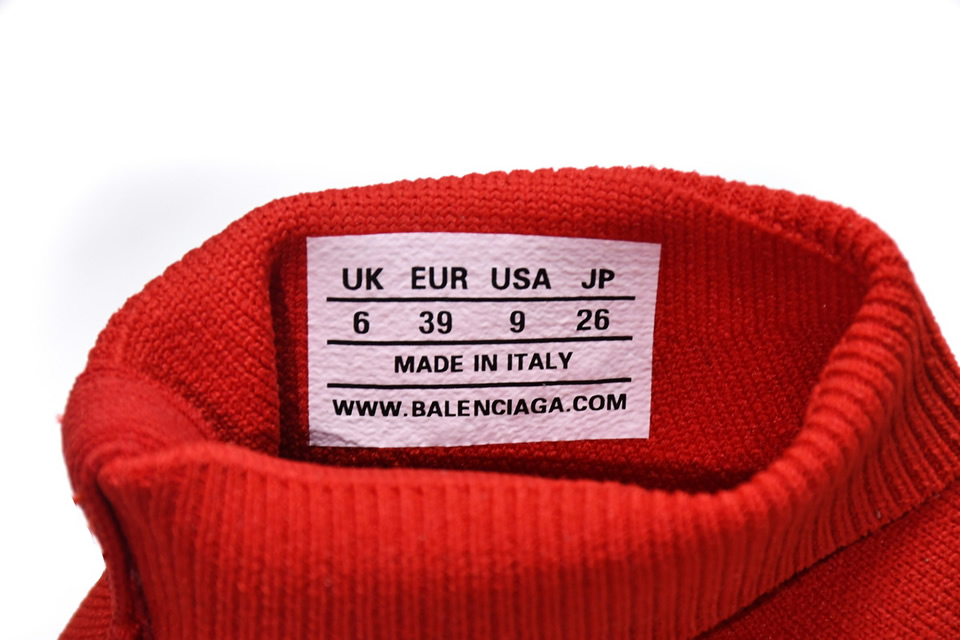 Balenciaga Speed 2 Sneaker Red 617196w17021015 16 - kickbulk.cc