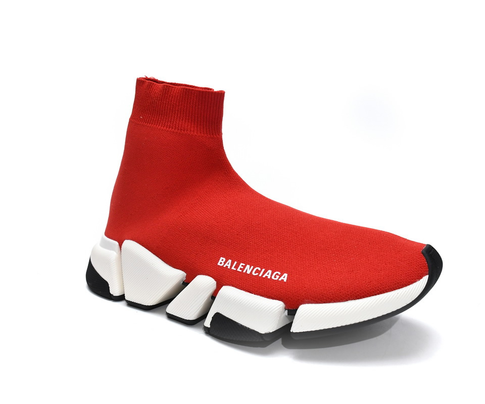 Balenciaga Speed 2 Sneaker Red 617196w17021015 7 - kickbulk.cc