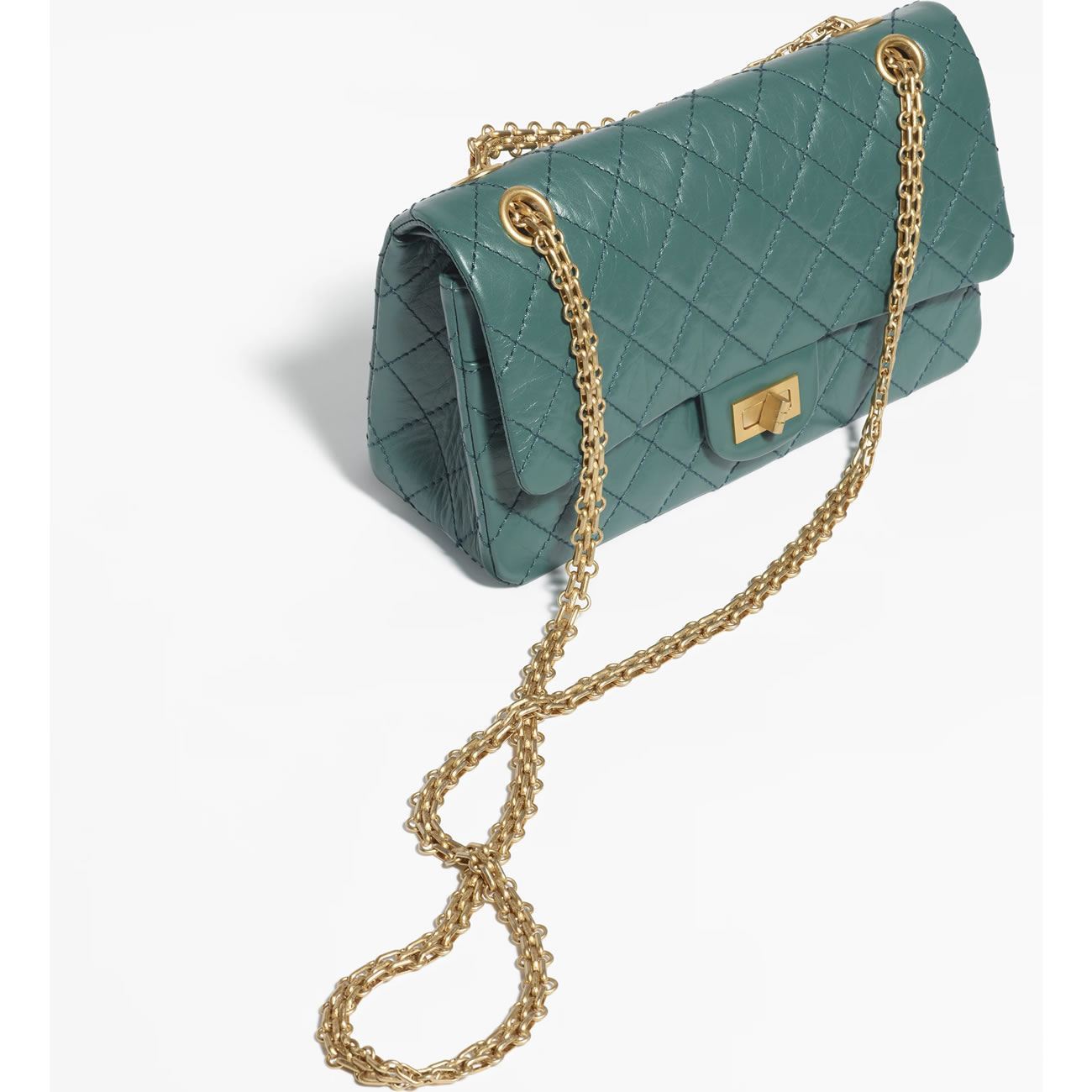Chanel Handbag Dark Green 3 - kickbulk.cc