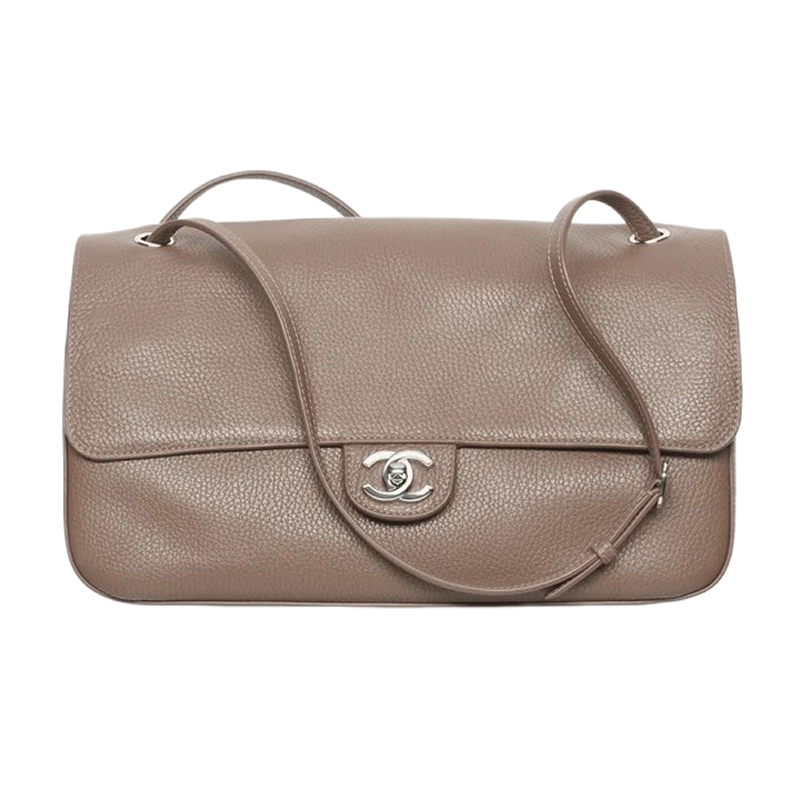 Chanel Maxi Flapbag Light Brown1 - kickbulk.cc