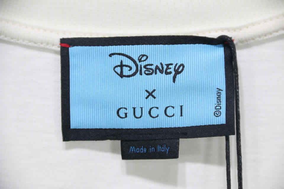 Disney Gucci Donald Duck Embroidery T Shirt 12 - kickbulk.cc