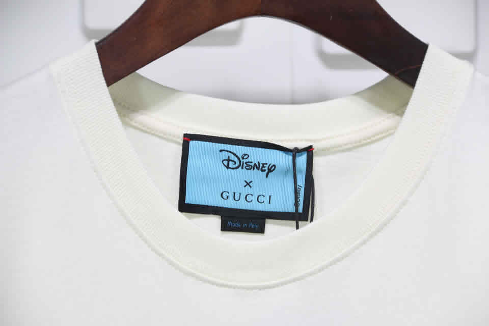 Disney Gucci Donald Duck Embroidery T Shirt 7 - kickbulk.cc