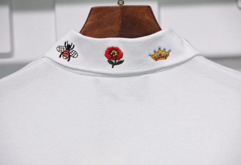 Gucci Rose Embroidery Polo Pure Cotton 7 - kickbulk.cc