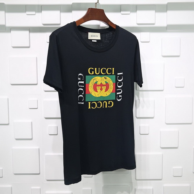 Gucci T Shirt Printing Classic Square Logo Pure Cotton 13 - kickbulk.cc