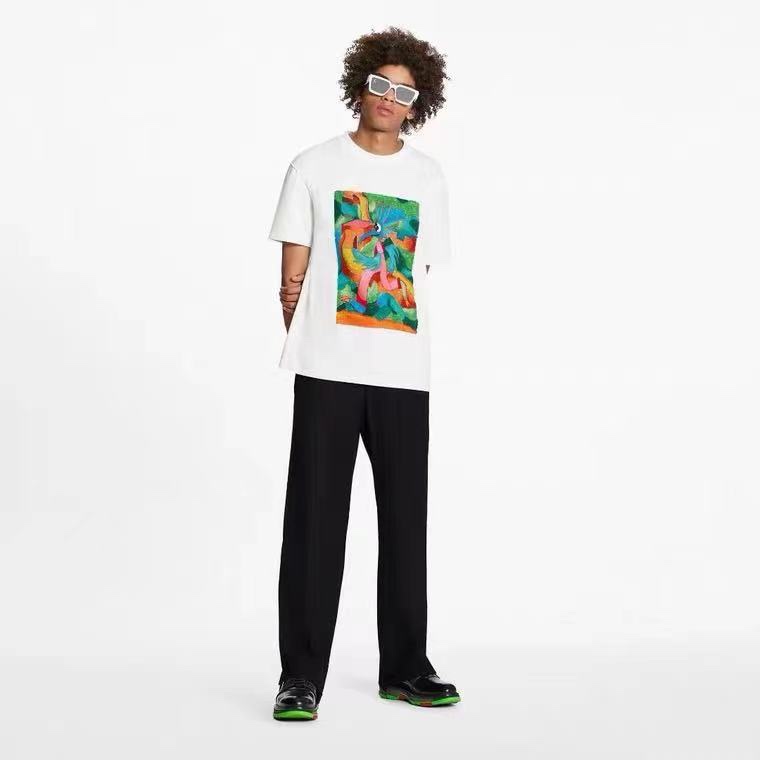 Louis Vuitton Graffiti Monster T Shirt 3 - kickbulk.cc