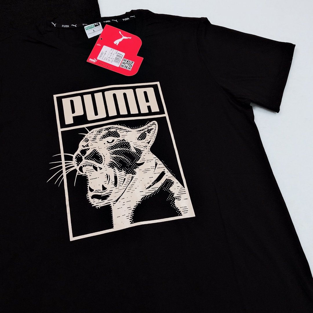 Puma Short Sleeve T Shirt Round Neck Pure Cotton Ls20612371x85 4 - kickbulk.cc