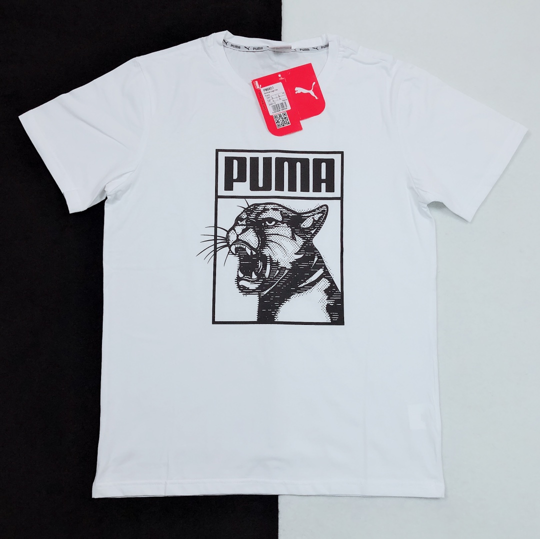 Puma Short Sleeve T Shirt Round Neck Pure Cotton Ls20612371x85 6 - kickbulk.cc