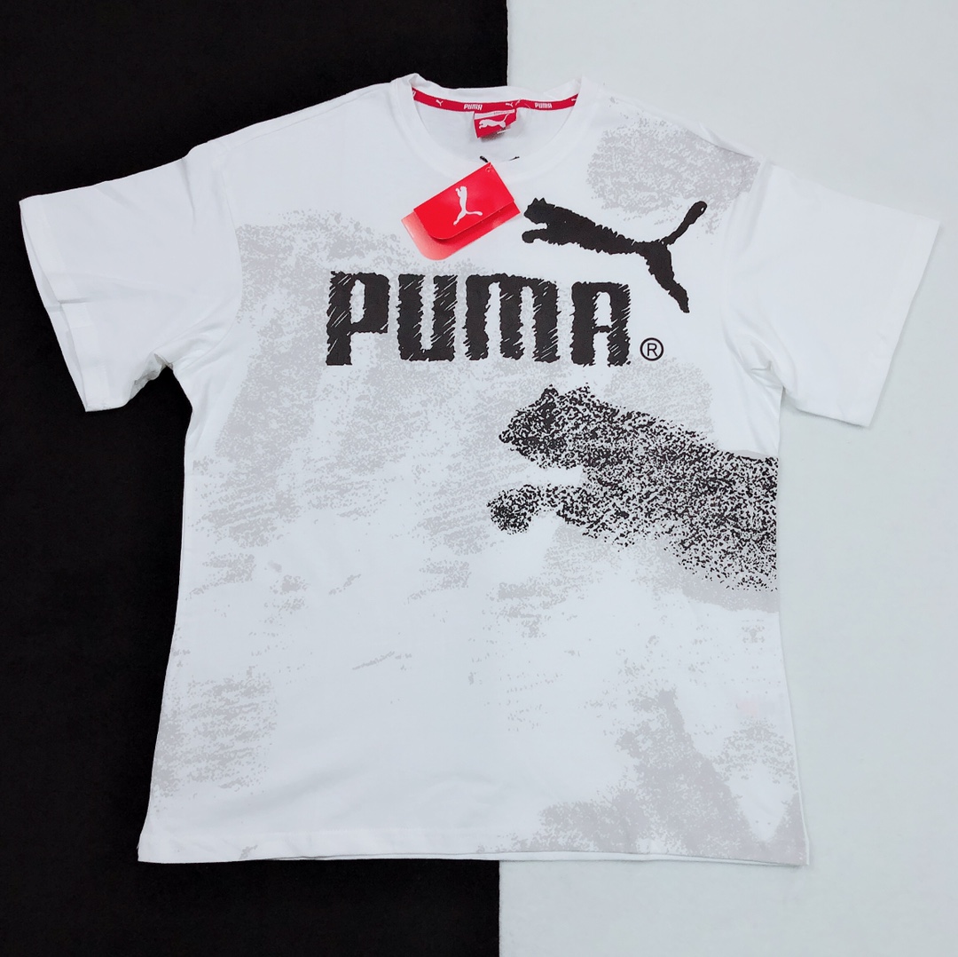 Puma Short Sleeve T Shirt Round Neck Pure Cotton Ls32321x85 3 - kickbulk.cc