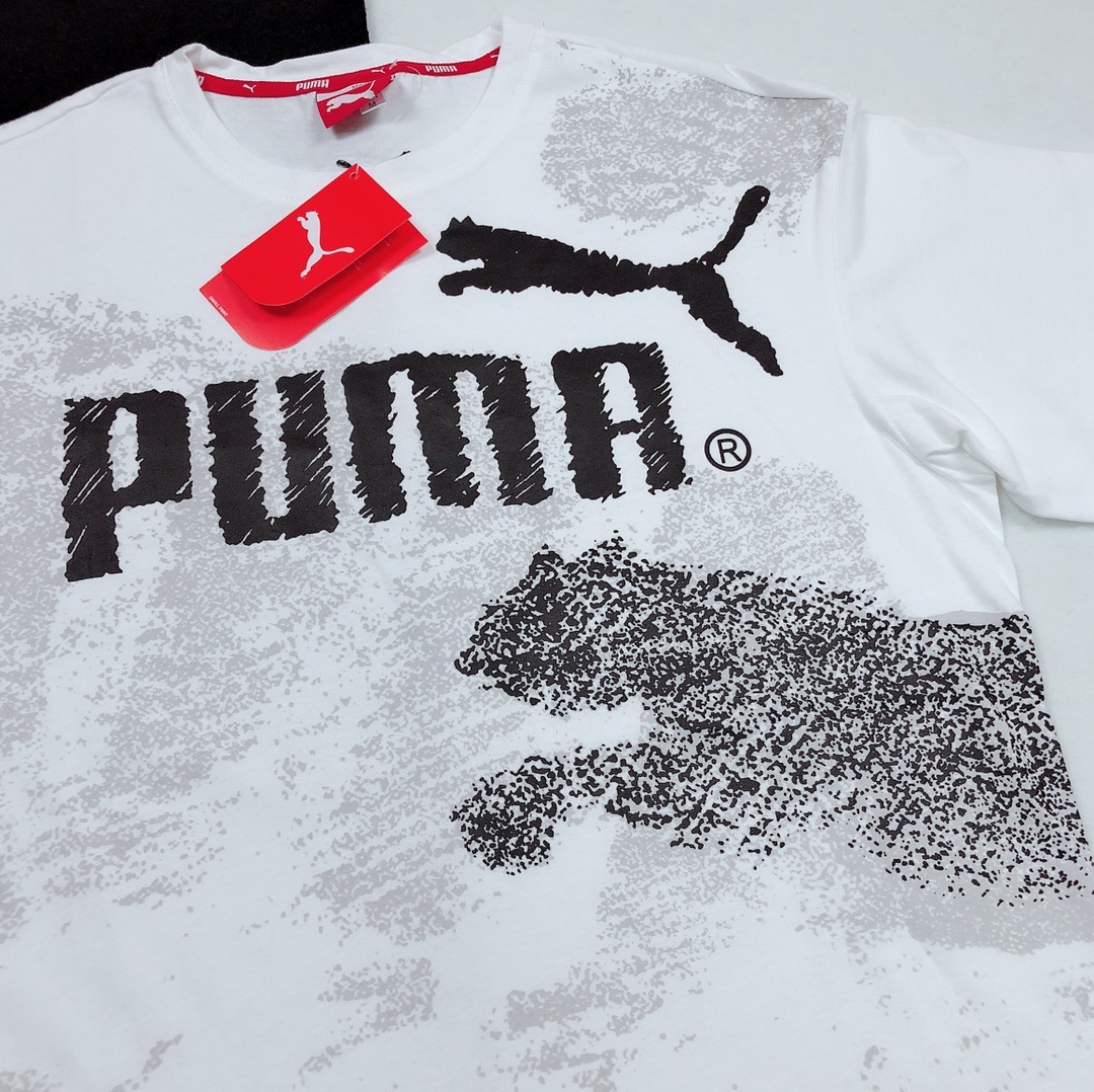Puma Short Sleeve T Shirt Round Neck Pure Cotton Ls32321x85 4 - kickbulk.cc